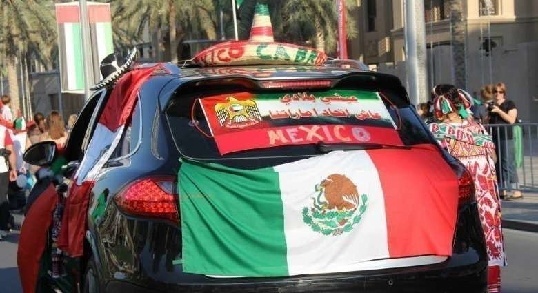 Coche abanderado por México. Foto: Brigitta García.