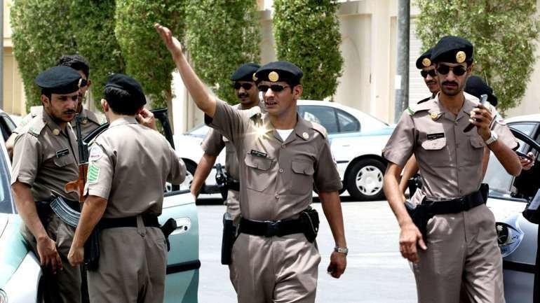 En la imagen una perspectiva de la policía de Arabia Saudita.