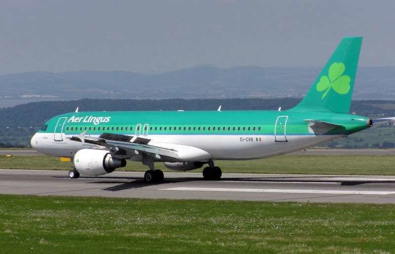 Un avión de la aerolínea Aer Lingus.