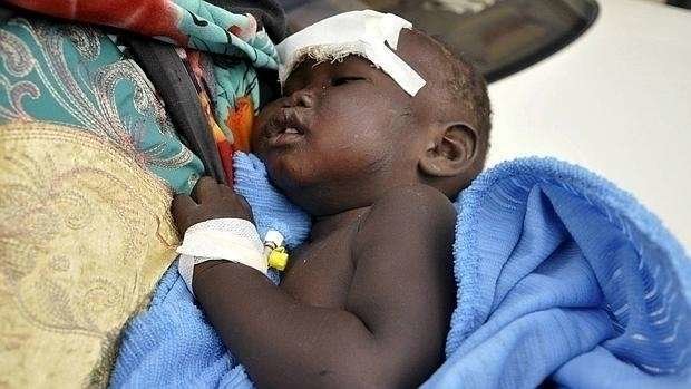 Nyoak Tong, el bebé que sobrevivió al accidente de avión en Sudán del Sur - REUTERS