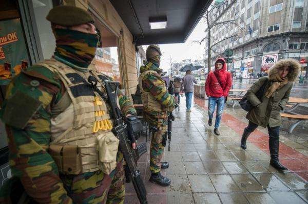 Bruselas ha extremado en sus calles las medidas de seguridad. (Efe)