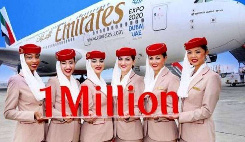 Emirates Airline celebra un millón de seguidores en Instagram.