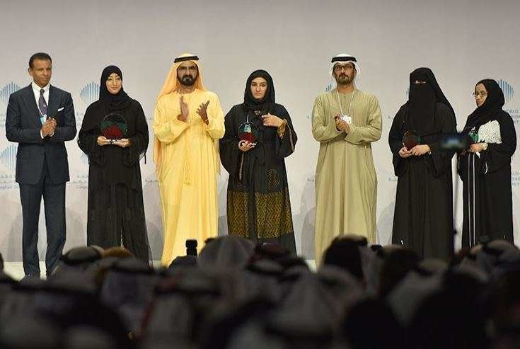 El jeque Mohammed bin Rashid Al Maktoum, durante la Cumbre de Gobierno Mundial. 
