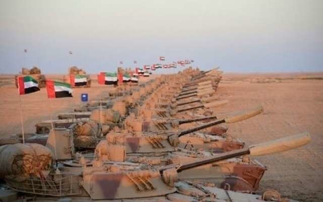 Las tropas de Emiratos participan en la operación en Arabia Saudita.