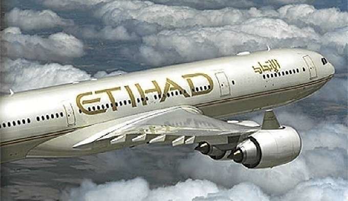 Un avión de Etihad Airways.