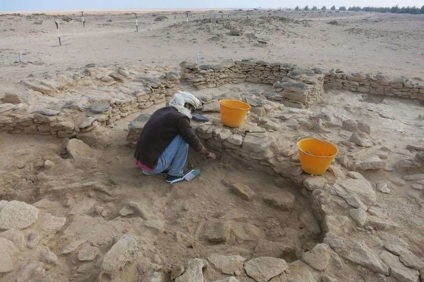 Excavaciones en Marawah. (TCA Abu Dhabi).