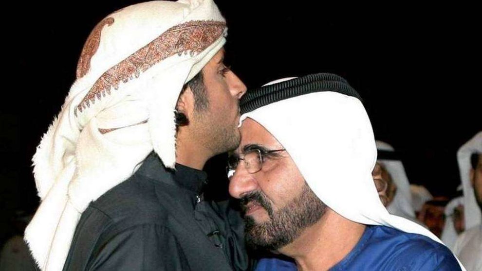 El gobernante de Dubai y su hijo, el príncipe heredero.