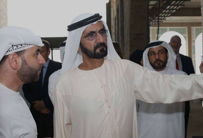 Una imagen del gobernador de Dubai.