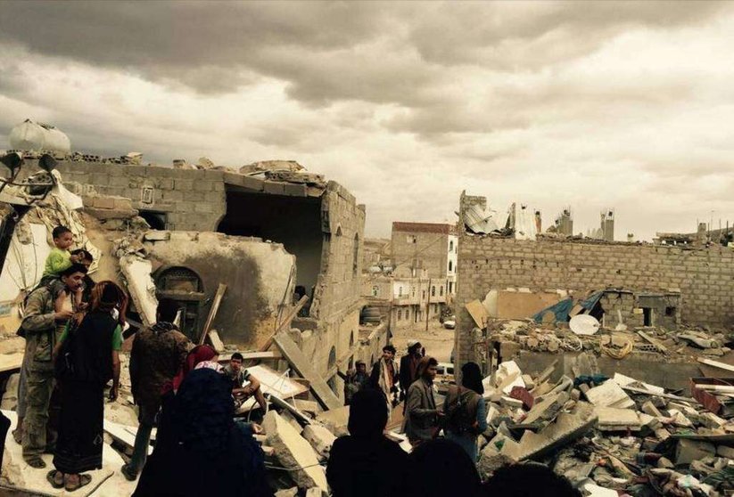 Una imagen de la ciudad de Saná, capital de Yemen.