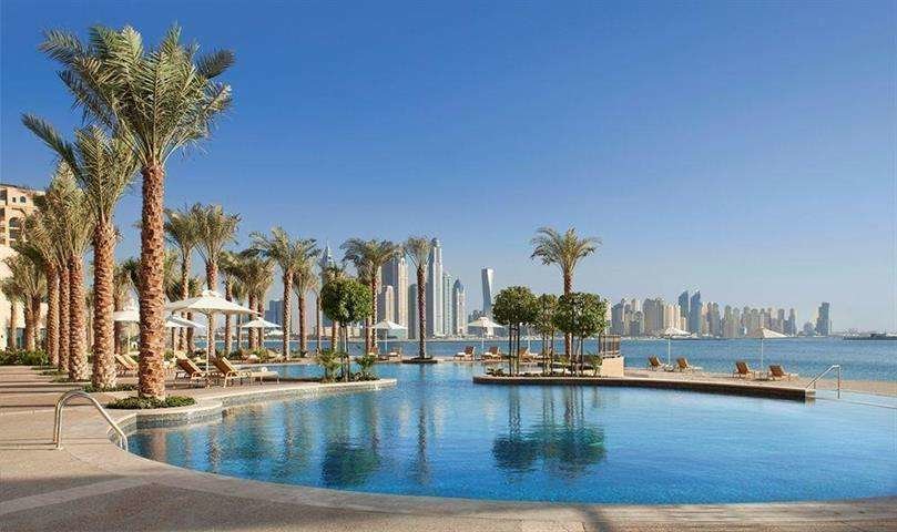 Una imagen del hotel Fairmont en la famosa Palmera de Dubai.