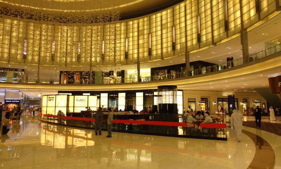 Una imagen del interior del Dubai Mall.