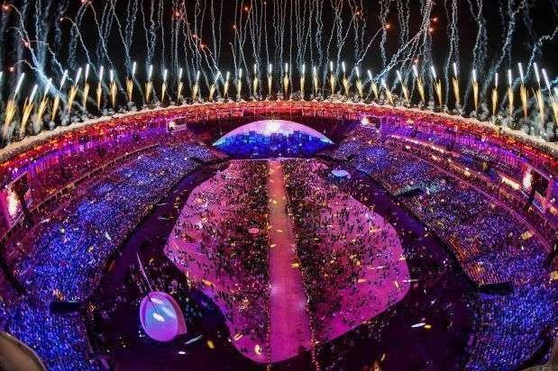 Un momento de la espectacular inauguración de los Juegos Olímpicos de Río de Janeiro.