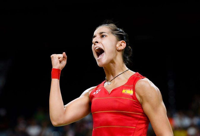 La jugadora española de bádminton Carolina Marín, nueva campeona olímpica. (COE)