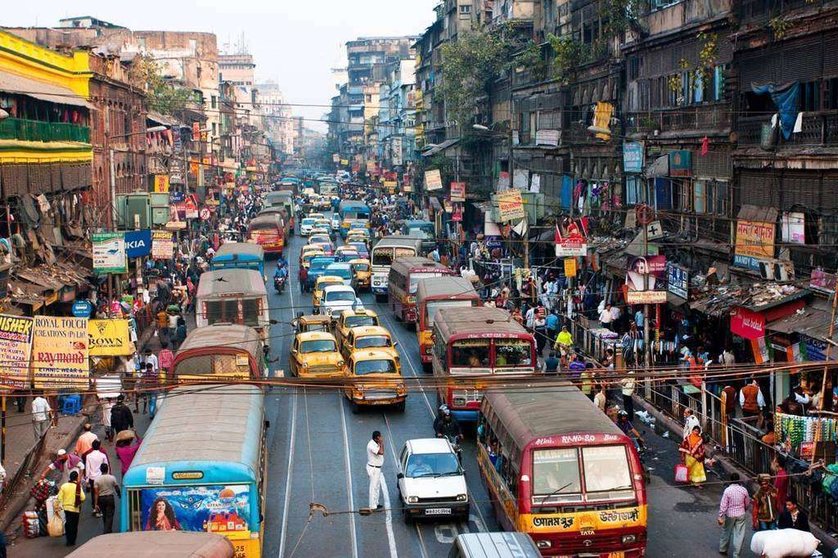 Una imagen de la ciudad india de Calcuta.