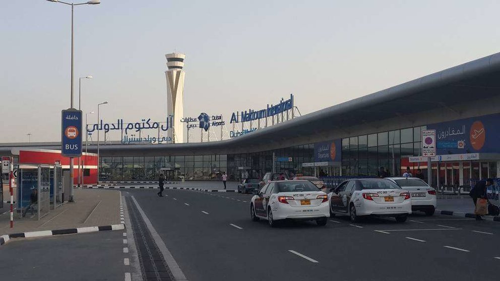 Perspectiva del Aeropuerto Al Maktoum en Jebel Alí.