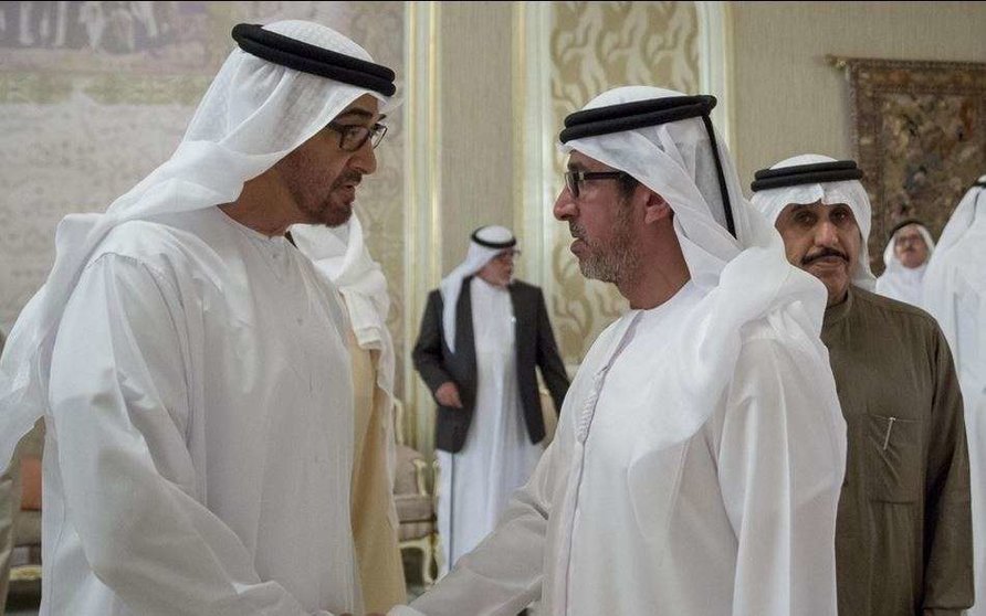 El príncipe heredero de Abu Dhabi ofrece condolencias al padre del fallecido.