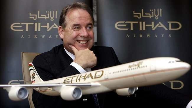 James Hogan, el hasta ahora CEO de Etihad Airways.