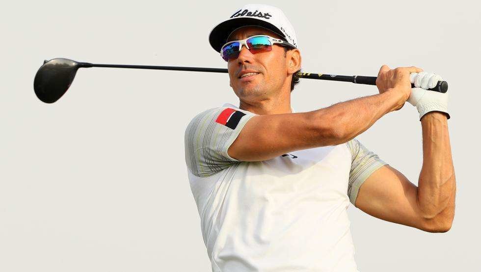 el golfista español Rafa Cabrera en Abu Dhabi.