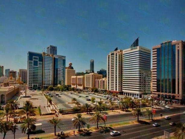 Zona de Khalidiya en Abu Dhabi.