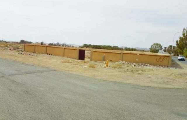 Una imagen del cementerio descuidado en Arabia Saudita.