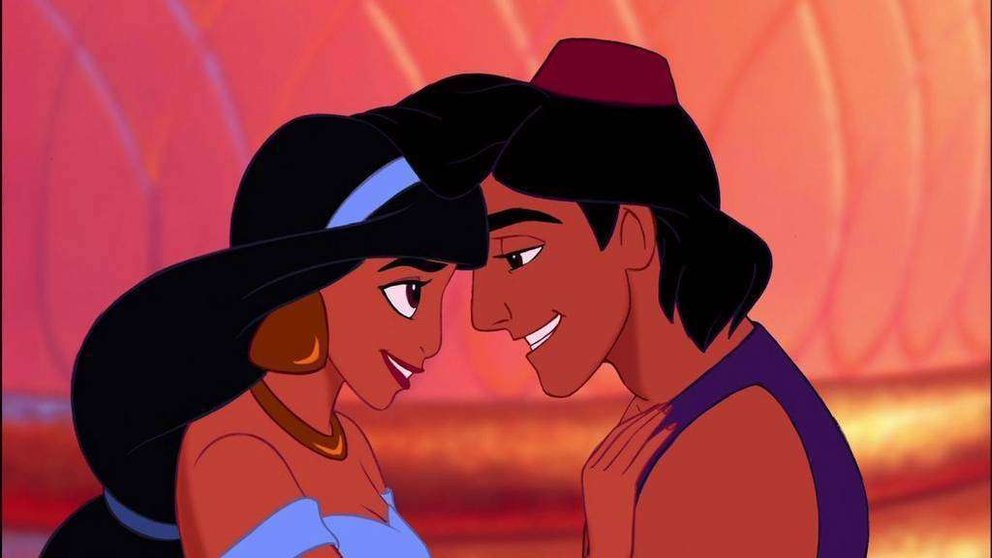 Una imagen de la película de Disney Aladdin de 1992.