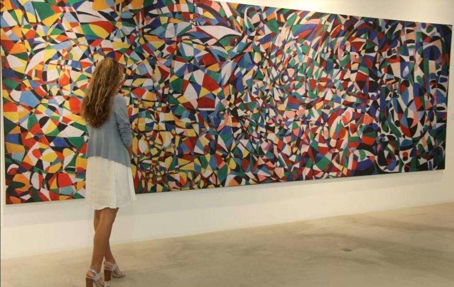 Una pintura de la galería Sotheby's de Dubai. (EL CORREO)