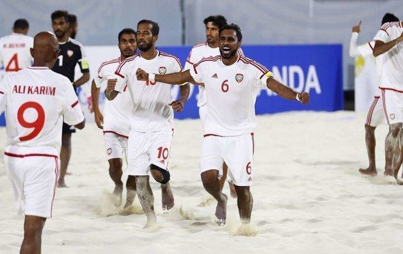 Los emiratíes están realizando un buen papel en el Campeonato del Mundo de Fútbol Playa.