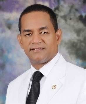 Una imagen del senador dominicano.