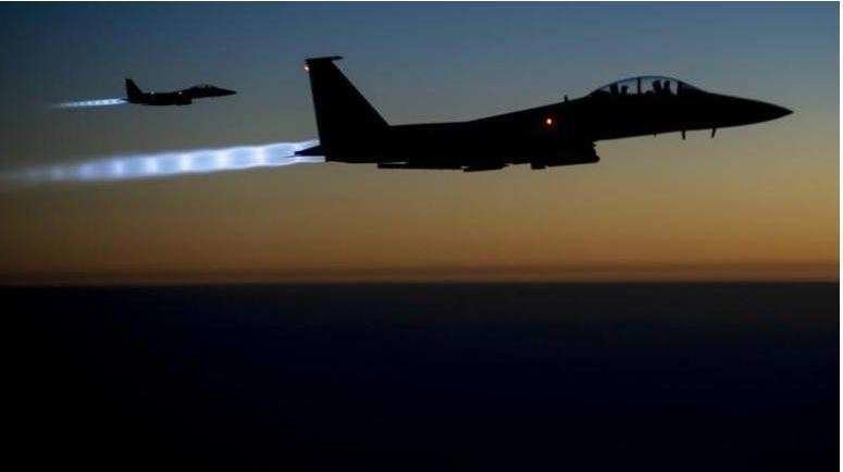 La aviación internacional atacó fuerzas progubernamentales sirias.