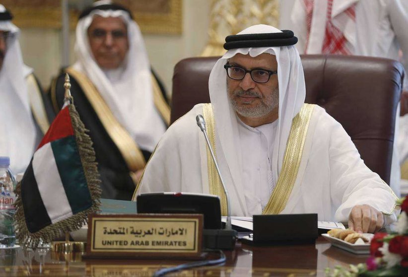 Imagen de Anwar Mohammad Gargash, ministro de Estado de Relaciones Exteriores de UAE. 