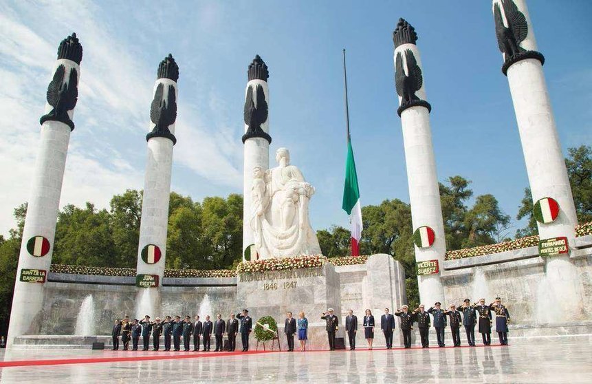 Acto de Conmemoración del 170 Aniversario de la Gesta Heroica de los Niños Héroes. (Presidencia, México)