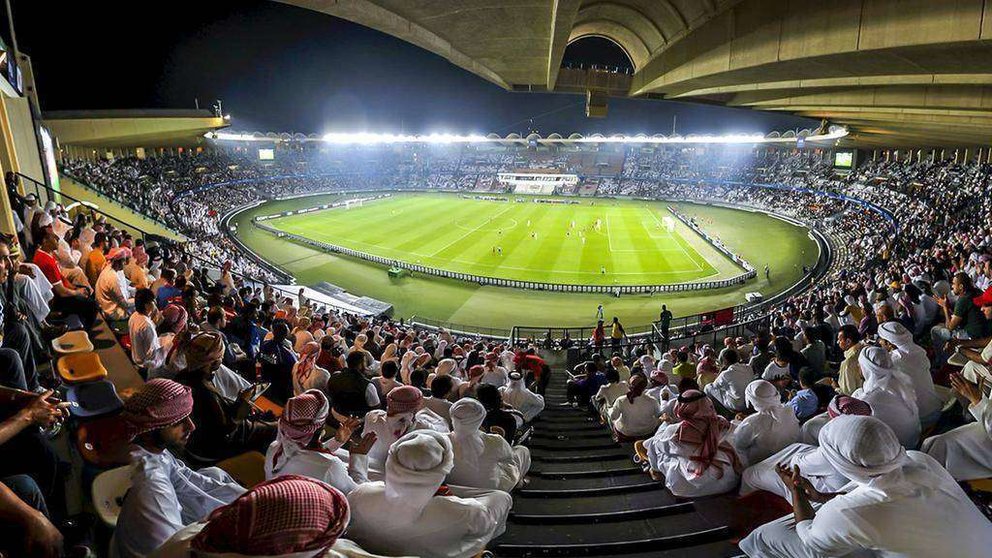 Una imagen del estadio en Zayed Sports City de Abu Dhabi.