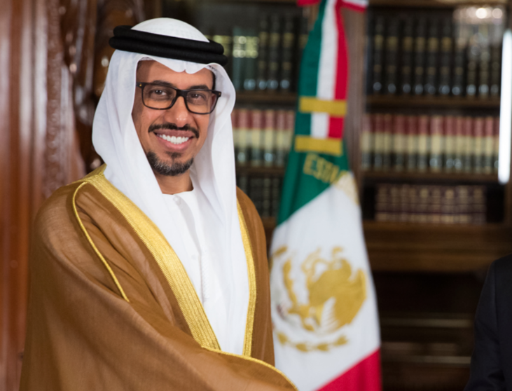 El embajador de Emiratos Árabes en México, Ahmed Hatem Al Menhali.
