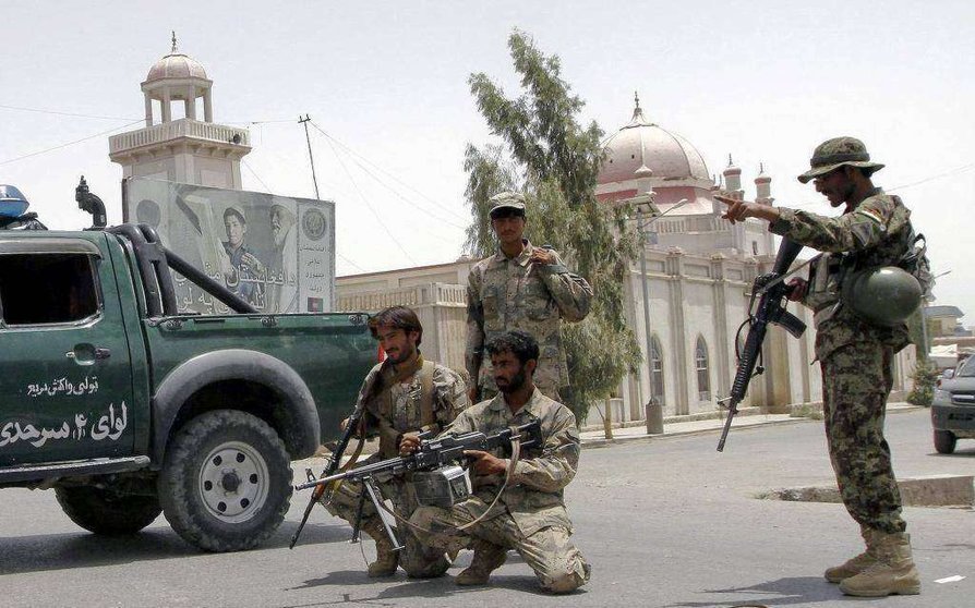 Una imagen de la Policía de Afganistán.