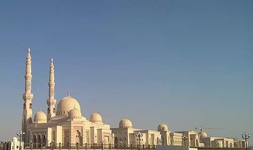 Una imagen de la mezquita de Al Qasimiya de Sharjah.