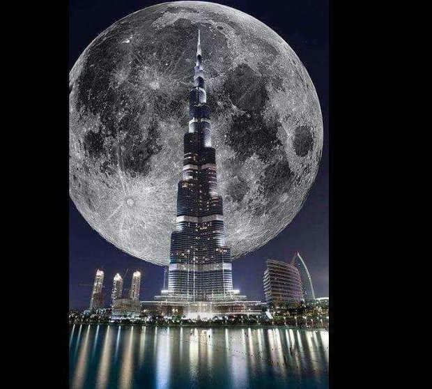 La fotografía de la superluna del usuario @MohamedElfakh13