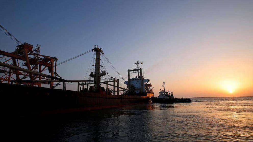 En la imagen, el puerto de Hodeidah en la costa del Mar Rojo de Yemen. (Fuente externa)