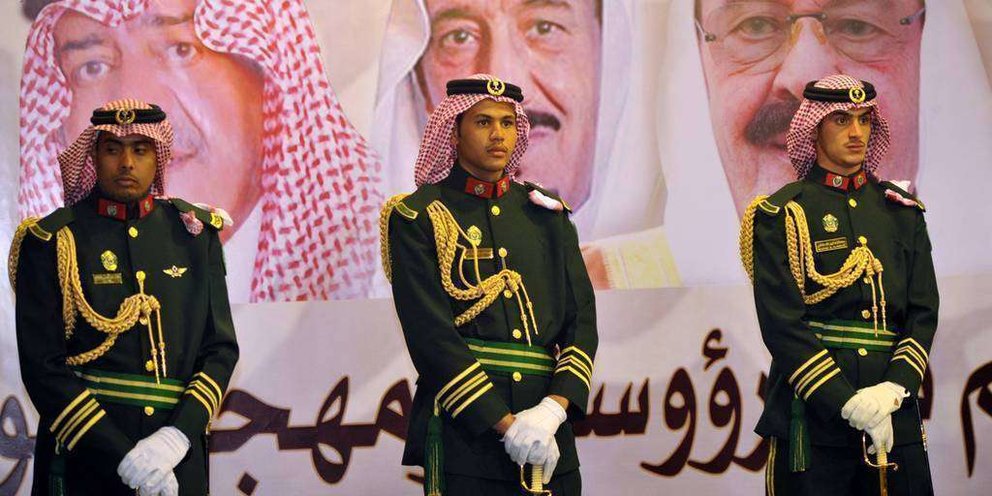 La Guardia Real de Arabia Saudita.