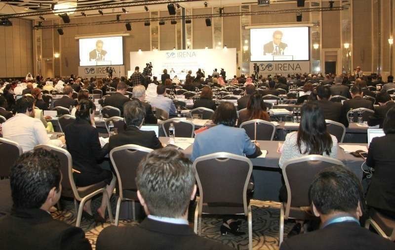 Una imagen de la Asamblea de IRENA 2017 (EL CORREO).