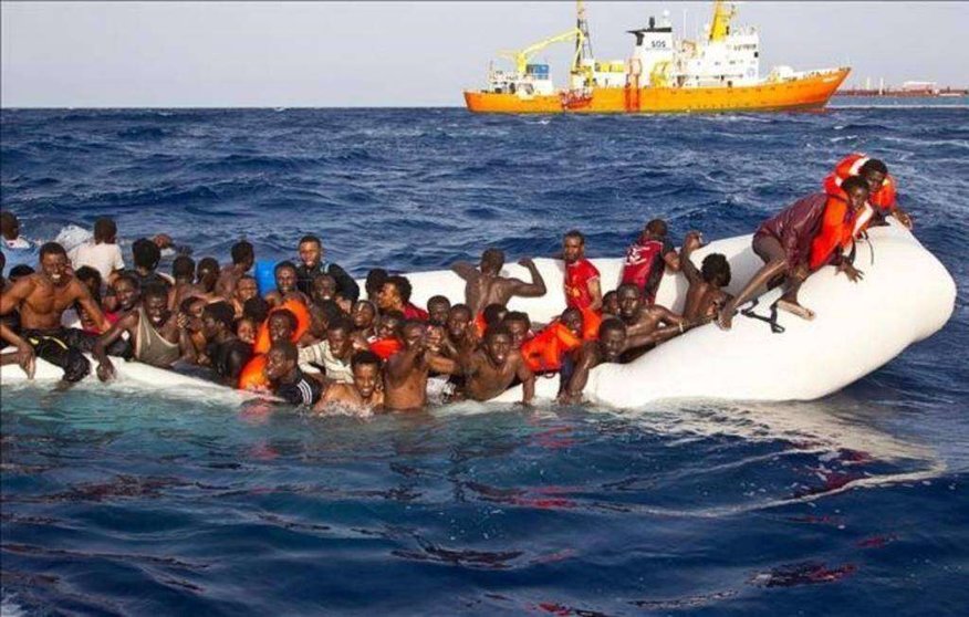 Migrantes en el Mar Rojo.