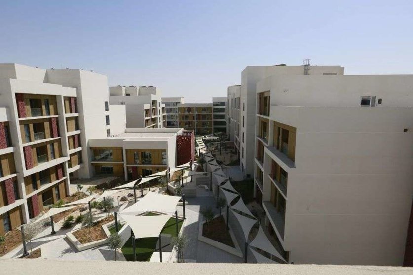 Los apartamentos de Etihad Airways en Masdar City.