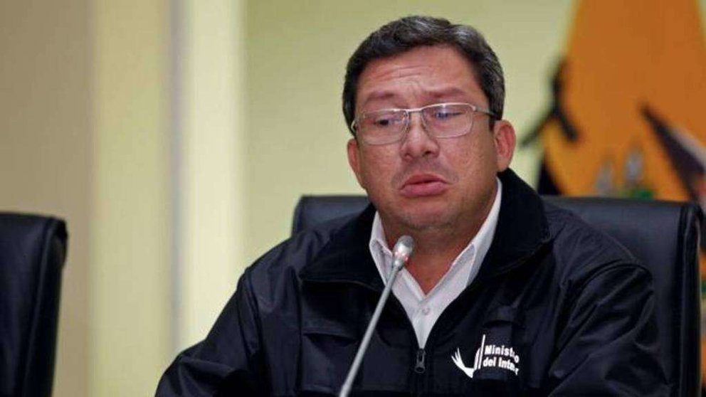 El ministro ecuatoriano, César Navas.