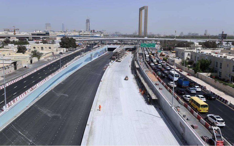 El nuevo túnel de Sheikh Rashid quedará abierto el próximo jueves. (RTA)