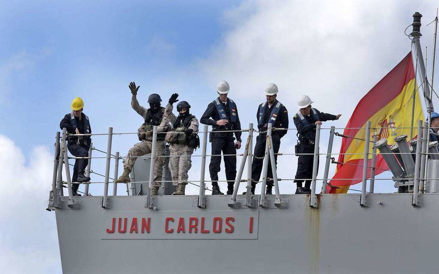 El portaaeronaves 'Juan Carlos I'.