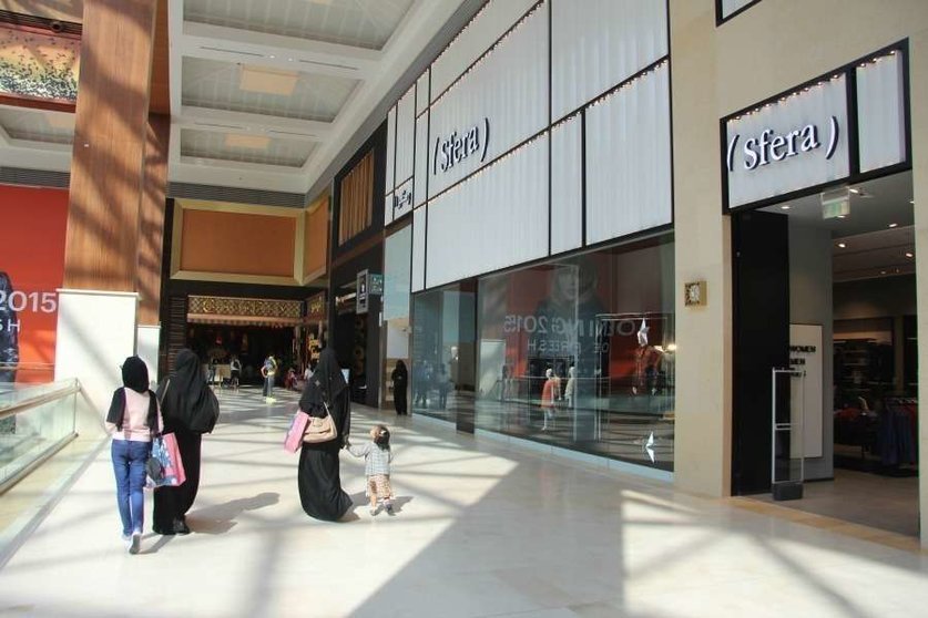 La marca española Sfera en Yas Mall de Abu Dhabi. (EL CORREO)