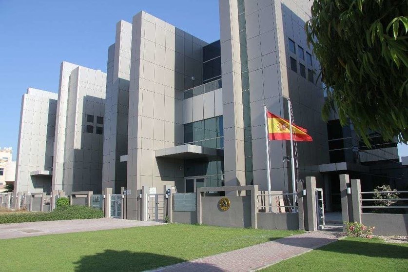 Sede de la Embajada de España en Abu Dhabi. (EL CORREO)