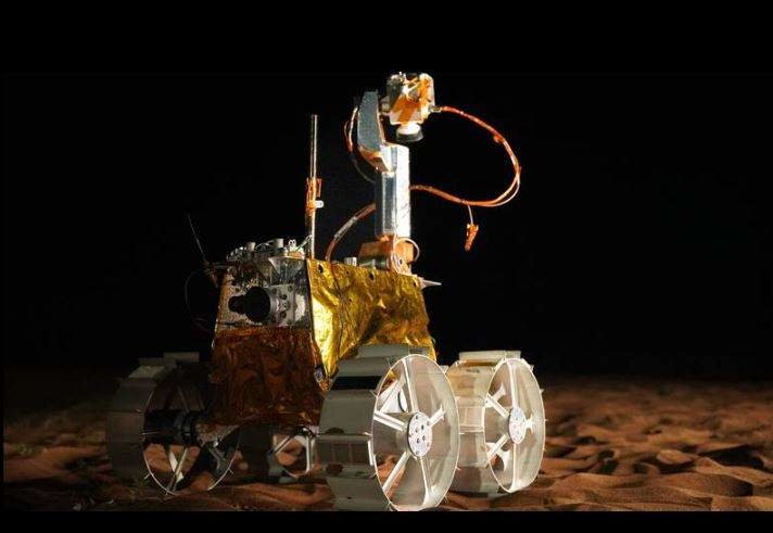 El rover Rashid en una imagen del Mohammed bin Rashid Space Centre.