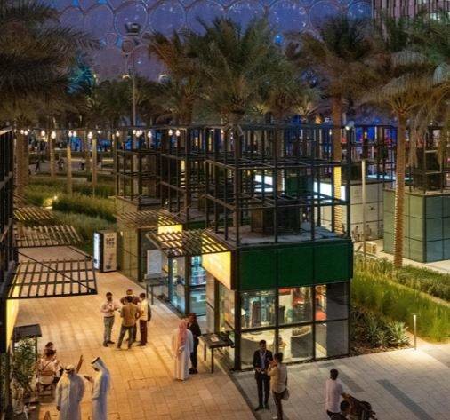 Una imagen de Expo City Dubai. (Twitter)
