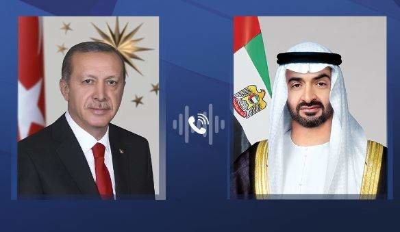 El presidente de EAU felicitó personalmente a Erdogan. (WAM)
