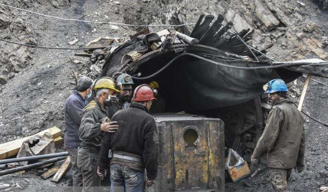 Una imagen de Twitter de la mina donde ocurrió la explosión.